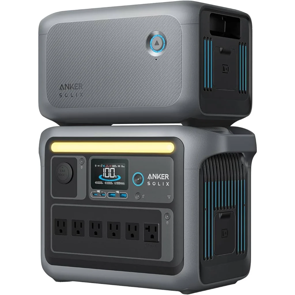 Зарядная станция Anker Solix C1000 1056Wh + Expansion Battery 2112Wh 1800W