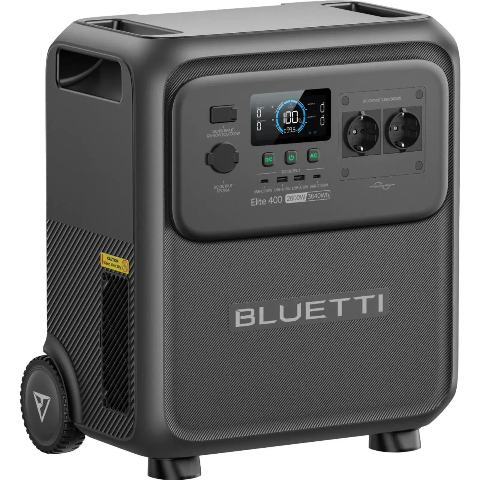 Зарядна станція Bluetti Elite 400 (P-EL400-EU-GY-BL-010)