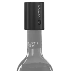 Вакуумная пробка для вина Circle Joy Wine Mini Stopper Black (CJ-JS04)