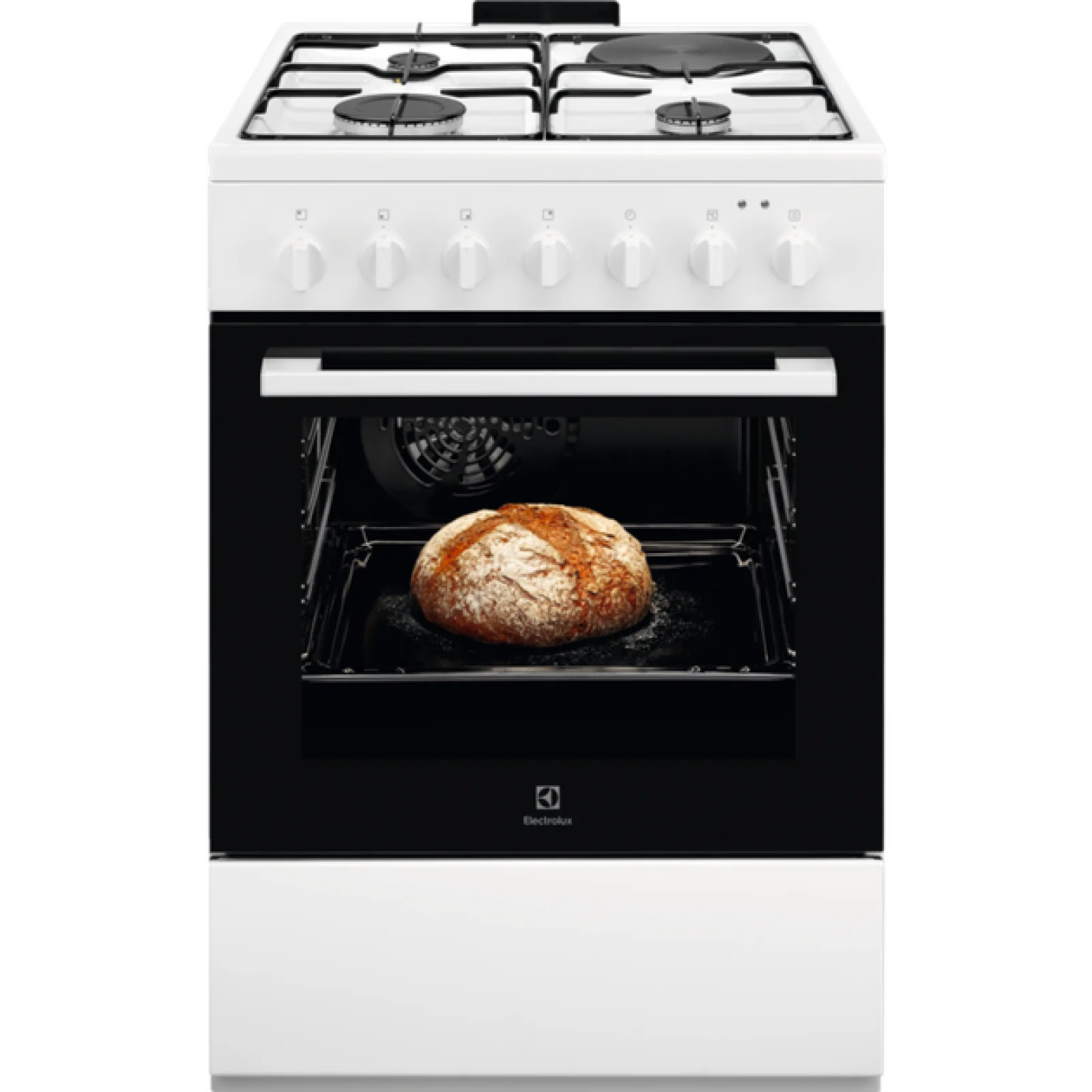 Плита комбінована ELECTROLUX LKM624022W UA