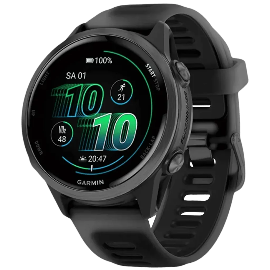 Смарт-годинник Garmin Forerunner 570 42mm Slate Gray Aluminum with Translucent Black/Black Band (010-02970-00)