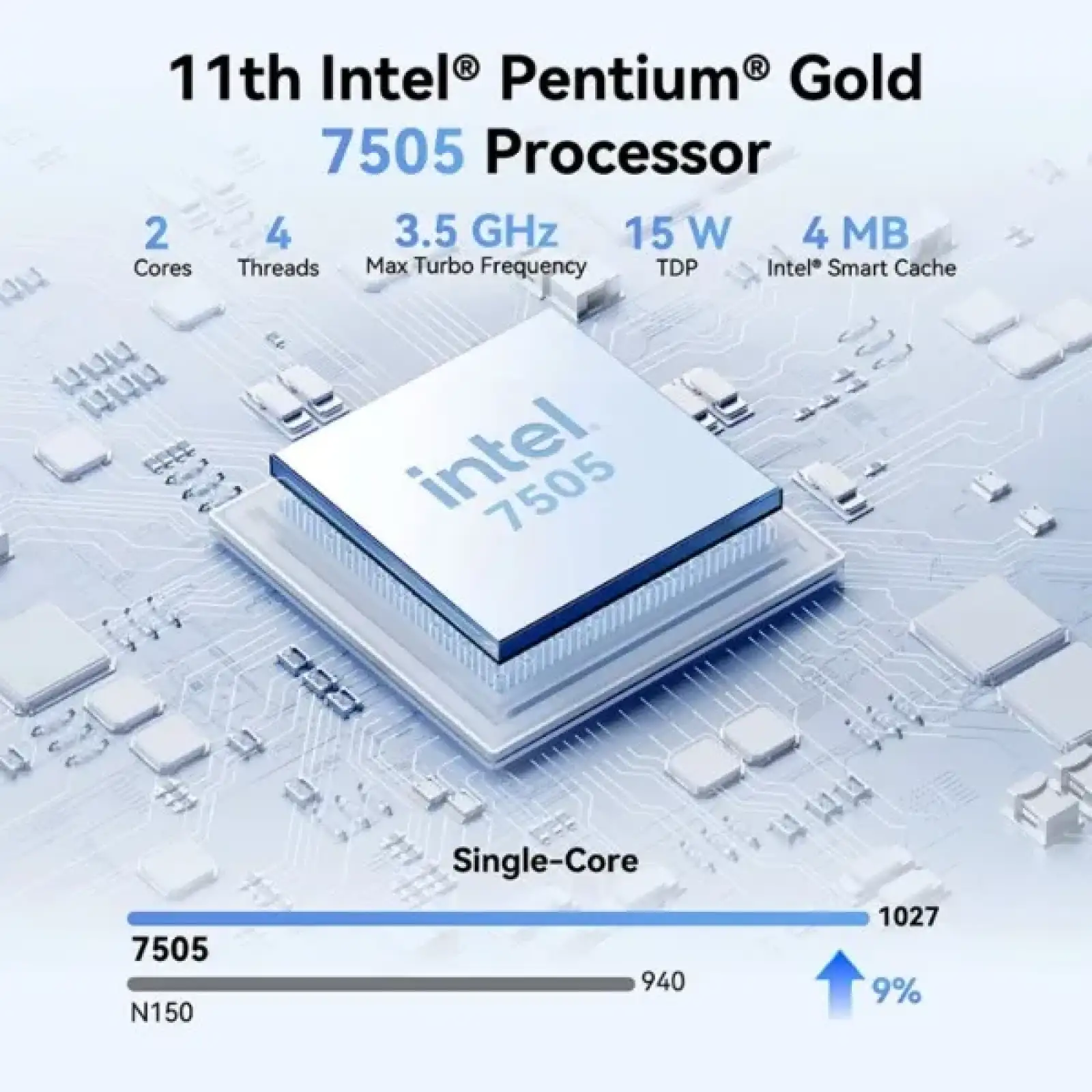 Неттоп GEEKOM Air12 Mini PC (GMAIR12PT7505-16512-EU)