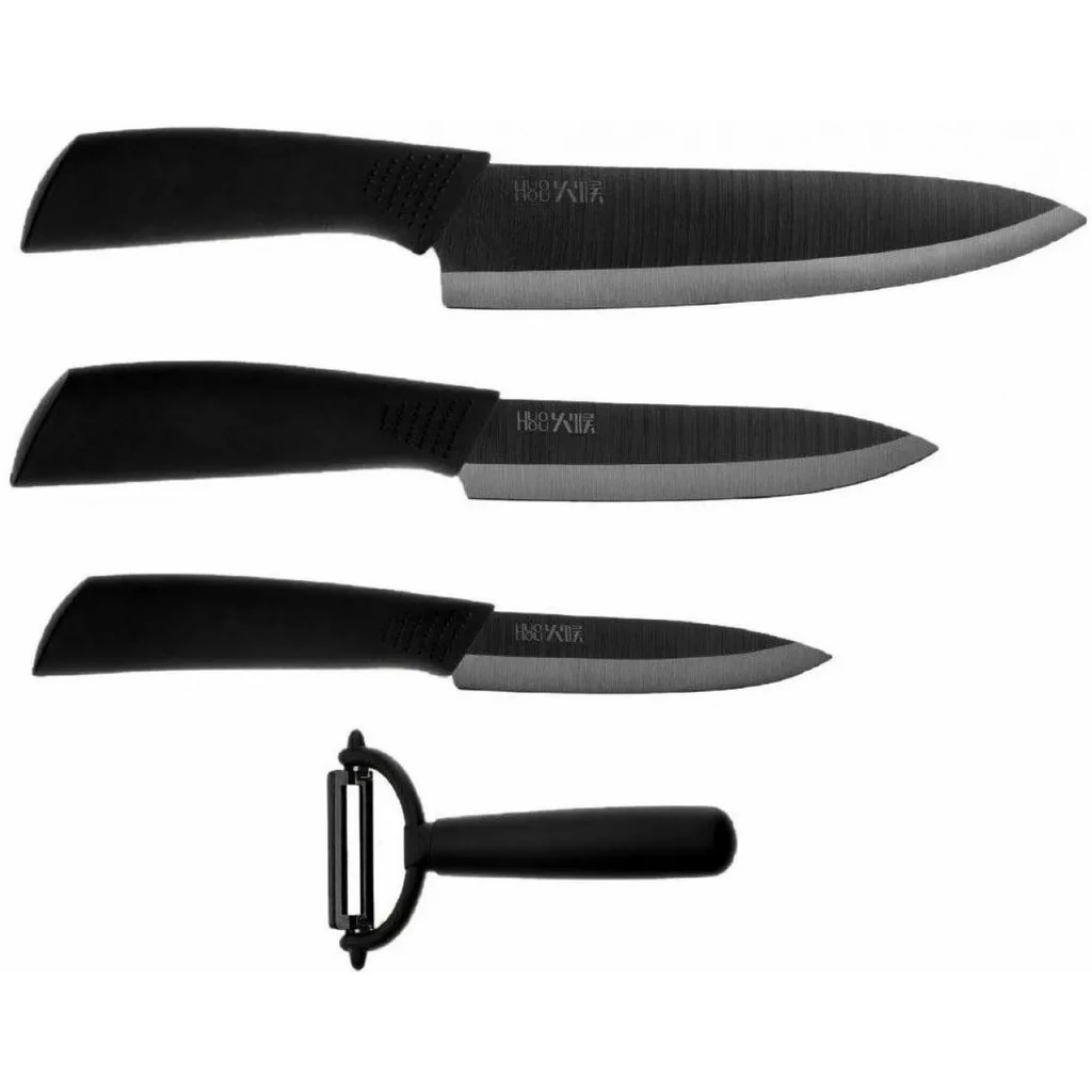 Набір ножів Xiaomi HuoHou Nano Ceramic Knifes Set (4 предмета) (HU0010)