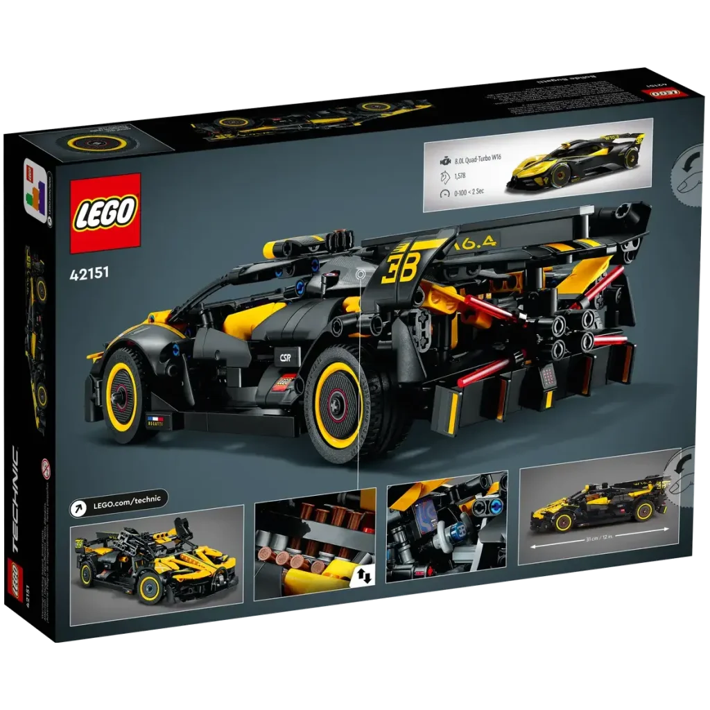 Конструктор LEGO Technic Bugatti Bolide (42151)