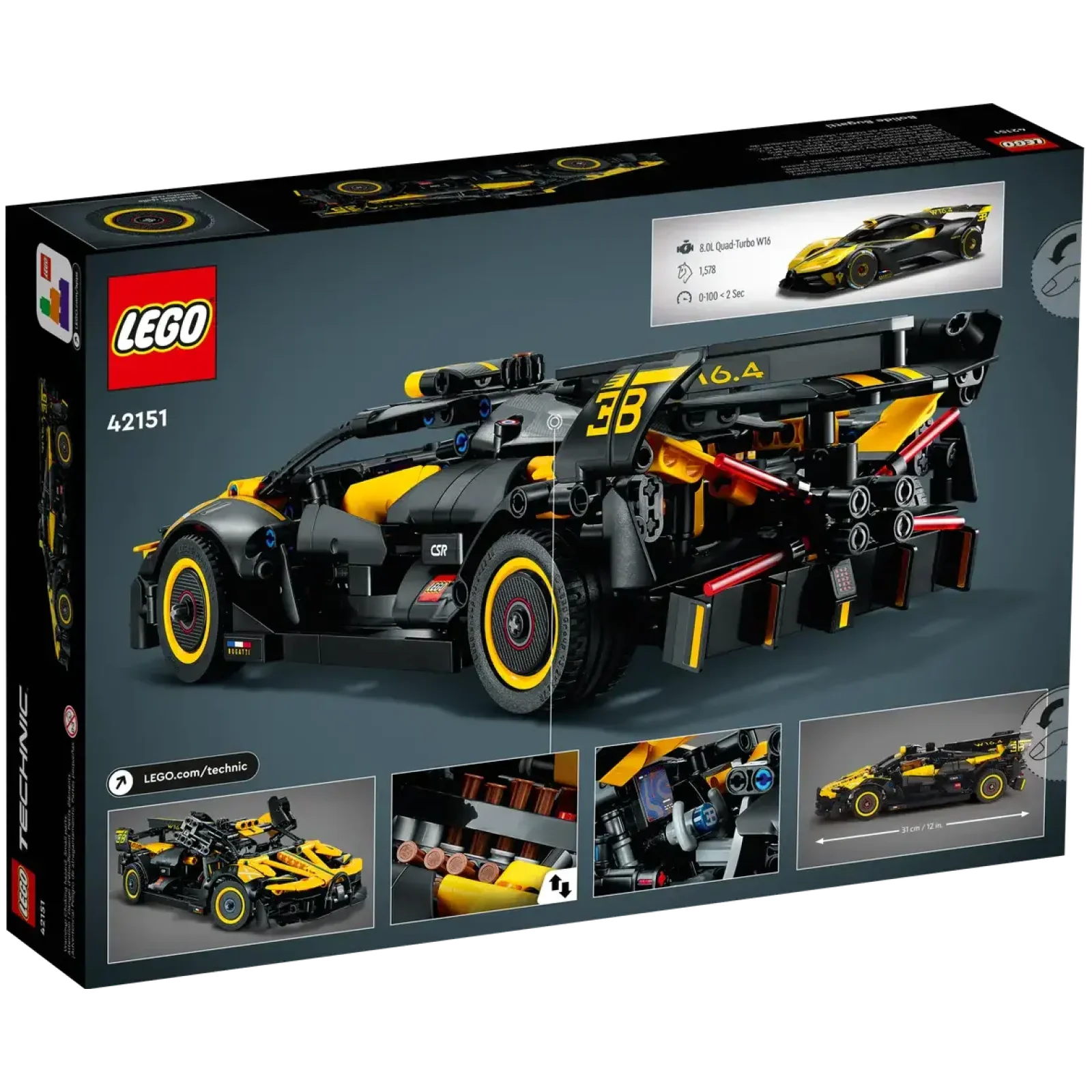 Конструктор LEGO Technic Bugatti Bolide (42151)