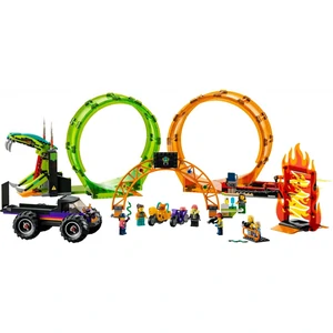 Конструктор LEGO City Stuntz Подвійна петля каскадерської арени (60339)