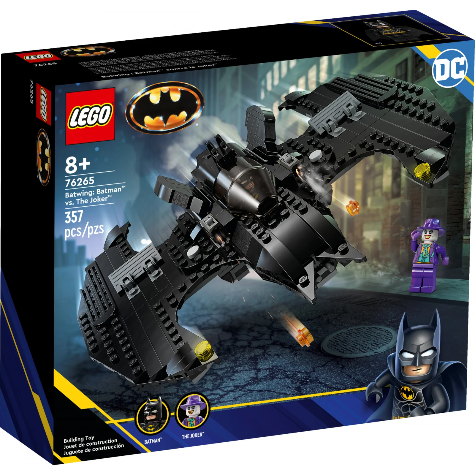 Конструктор LEGO DC Batman™ Бетмоліт: Бетмен проти Джокера (76265)