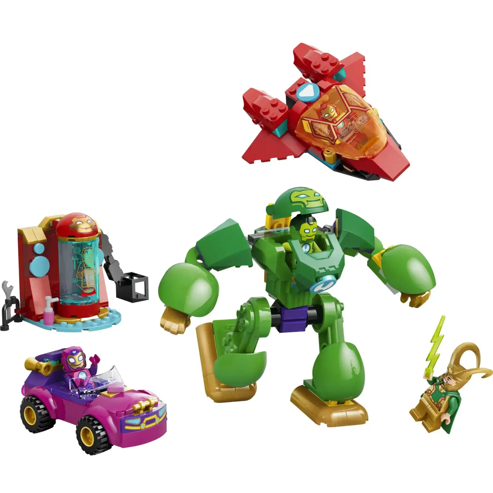 Конструктор LEGO Disney Junior Marvel Локі проти команди Залізної Людини (11211)