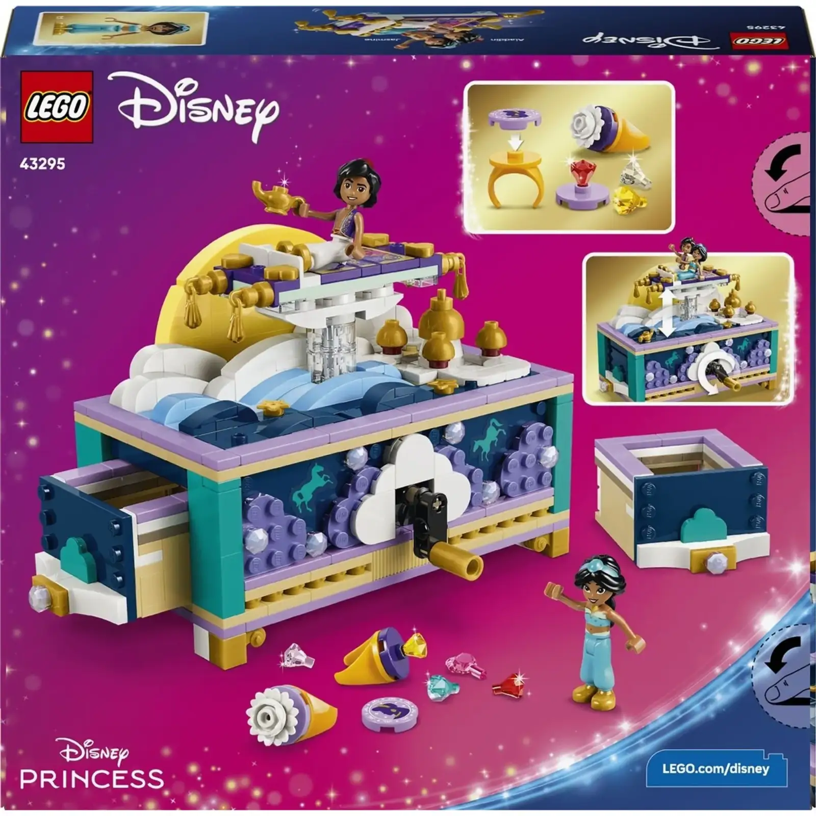 Конструктор LEGO Disney Princess Шкатулка для украшений Жасмин (43295)