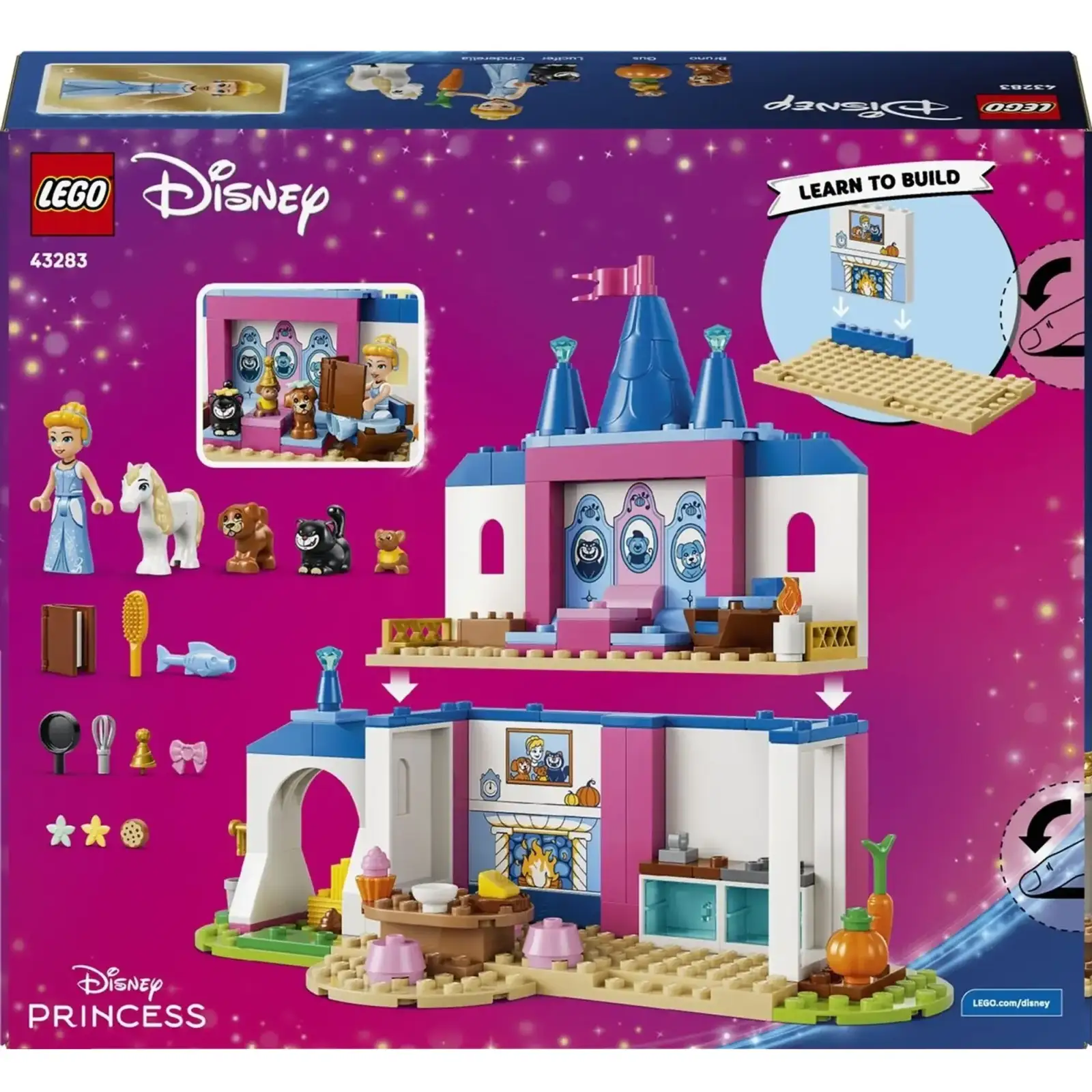 Конструктор LEGO Disney Princess Замок Золушки и ее друзей-животных (43283)