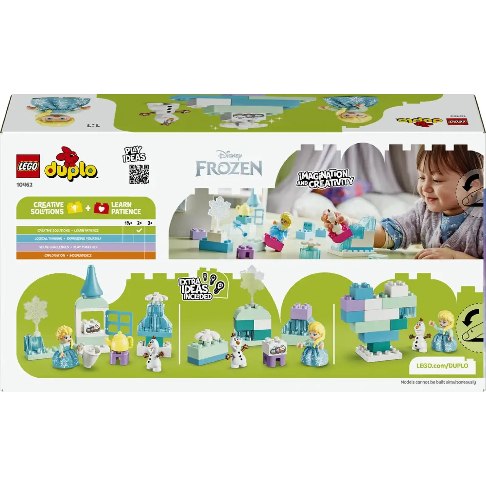 Конструктор LEGO DUPLO Набор для творческого конструирования «Ледяное сердце» с Эльзой и Олафом (10462)