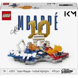Конструктор LEGO Editions Football Килиан Мбаппе – лучшие моменты футбольных матчей (43013)