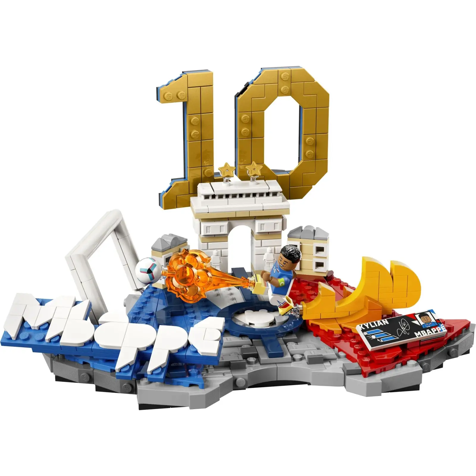 Конструктор LEGO Editions Football Килиан Мбаппе – лучшие моменты футбольных матчей (43013)