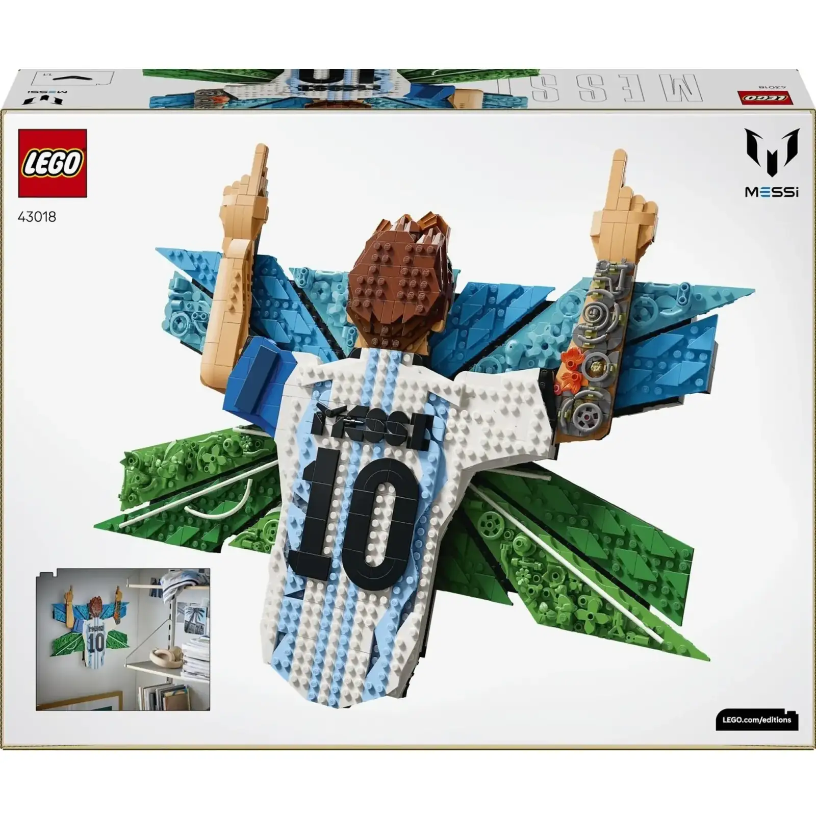 Конструктор LEGO Editions Football Лионель Месси — празднование (43018)
