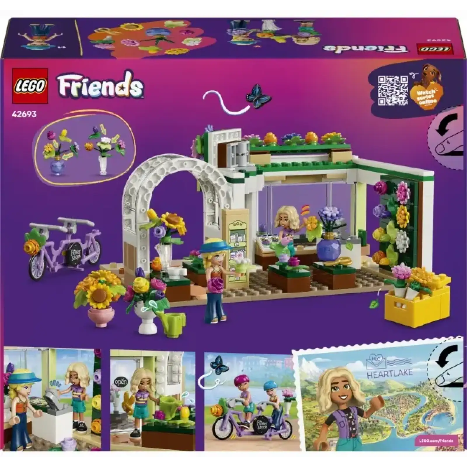 Конструктор LEGO Friends Творча квіткова крамниця (42693)