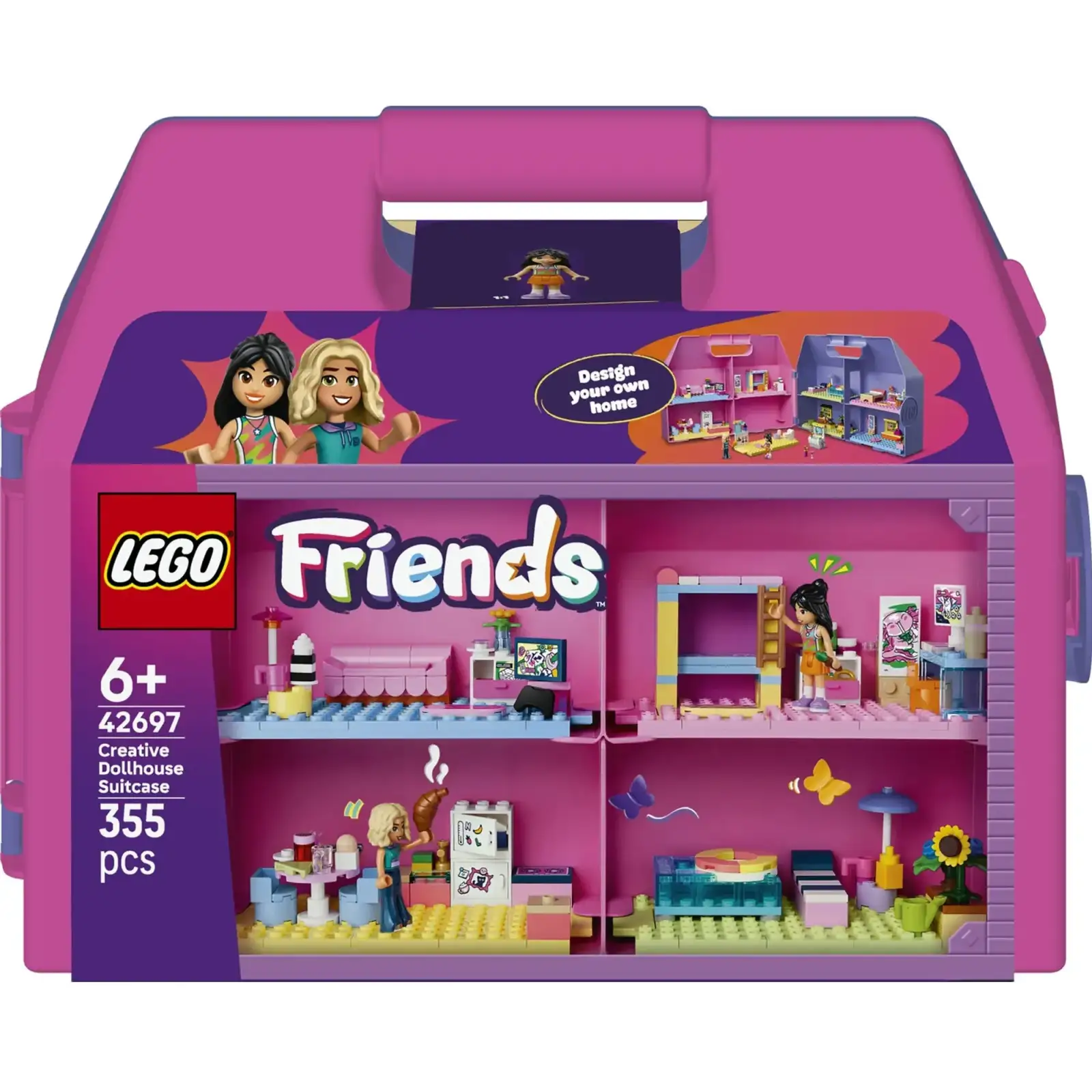 Конструктор LEGO Friends Ляльковий будиночок-валіза для творчої гри (42697)