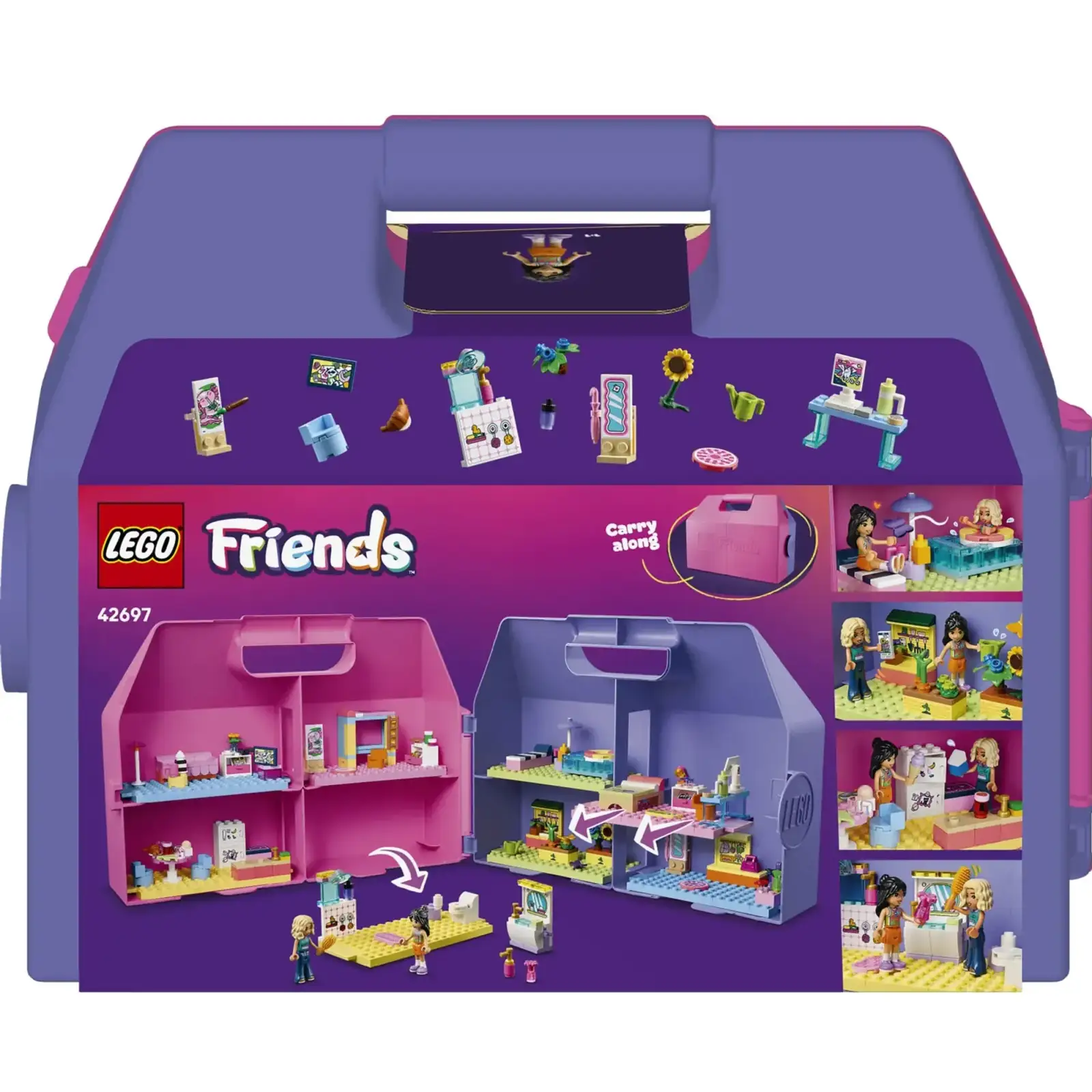 Конструктор LEGO Friends Ляльковий будиночок-валіза для творчої гри (42697)