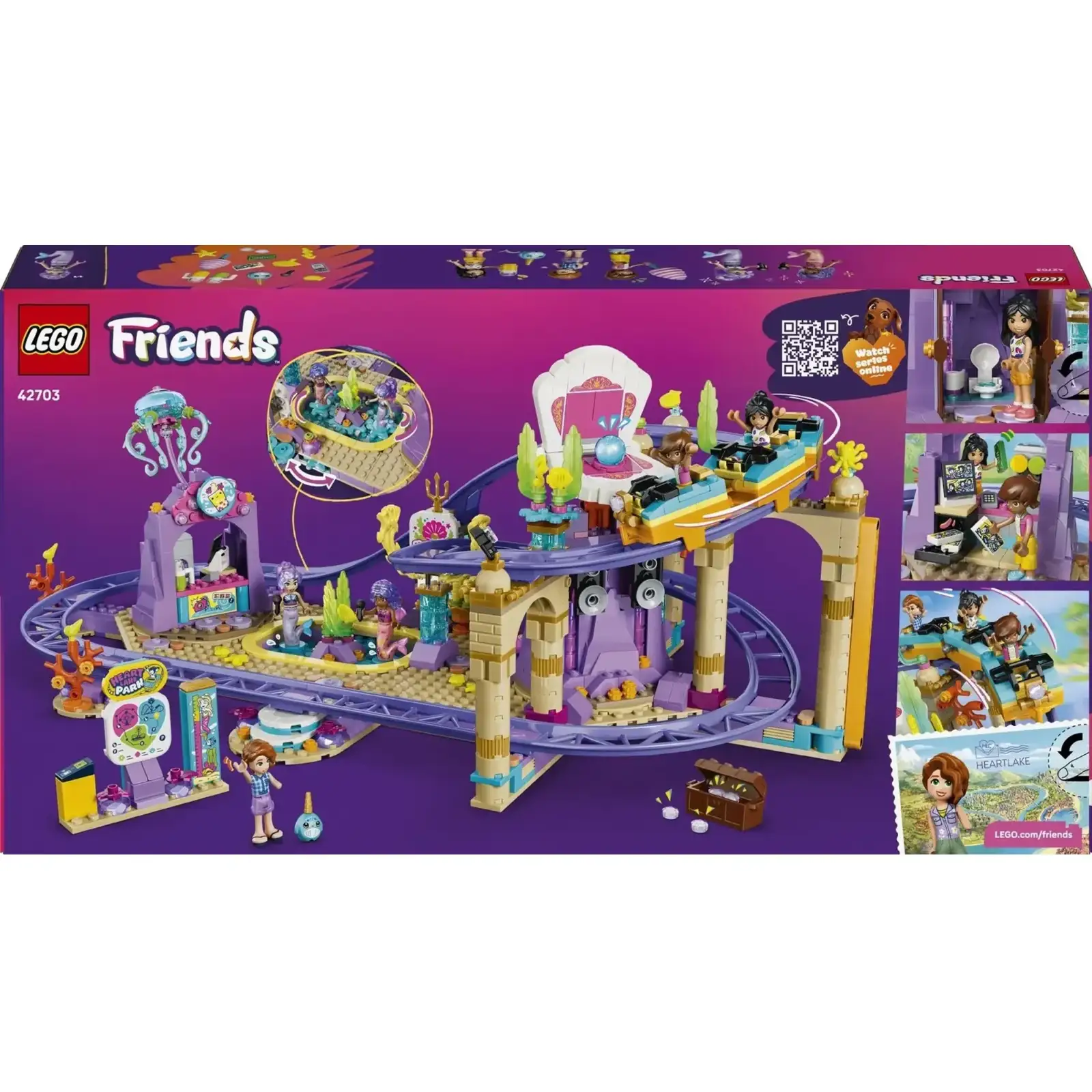 Конструктор LEGO Friends Американские горки с русалками (42703)