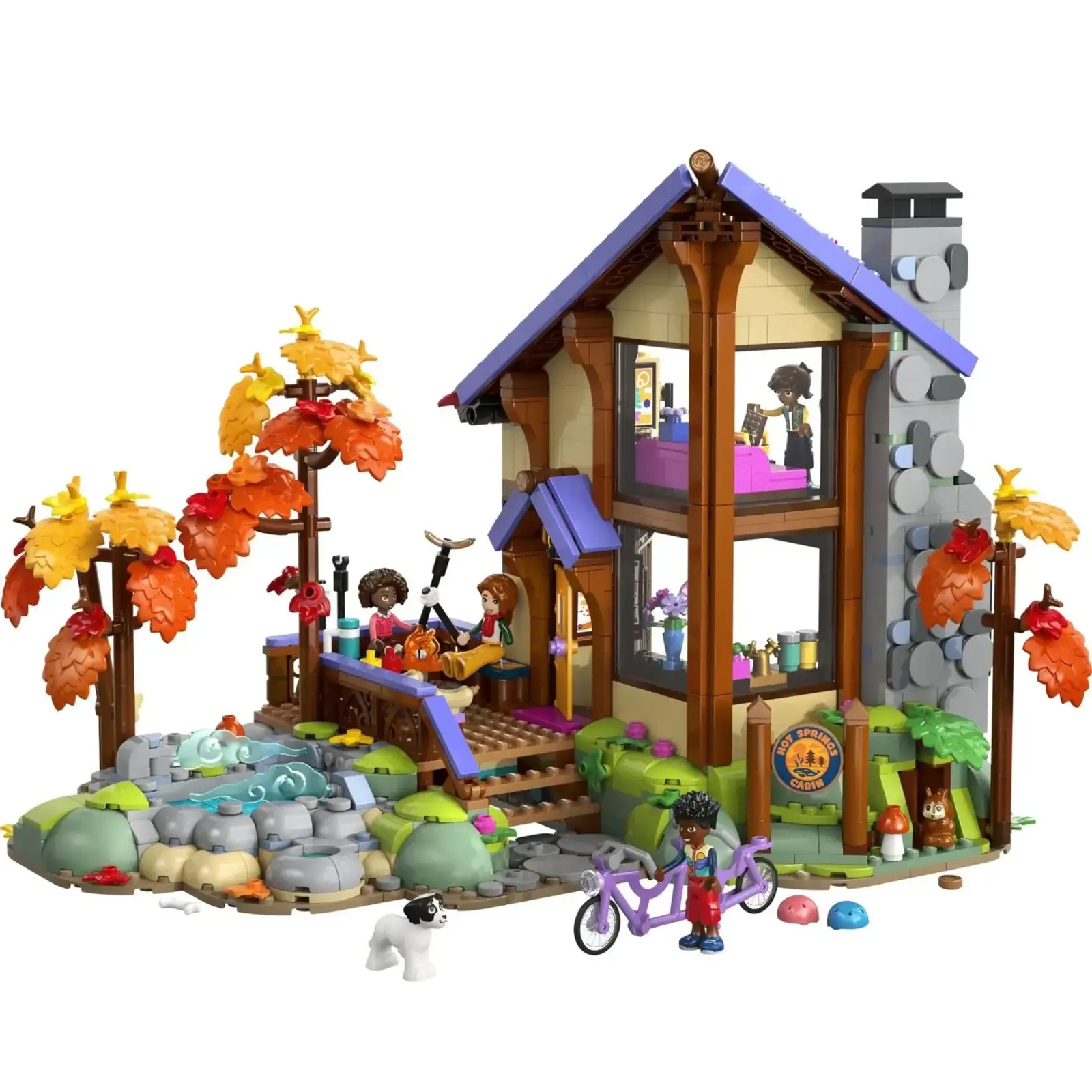 Конструктор LEGO Friends Уютный лесной домик для осеннего отдыха (42705)