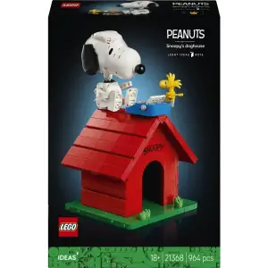 Конструктор LEGO Ideas «Мелочь»: будка Снупи (21368)