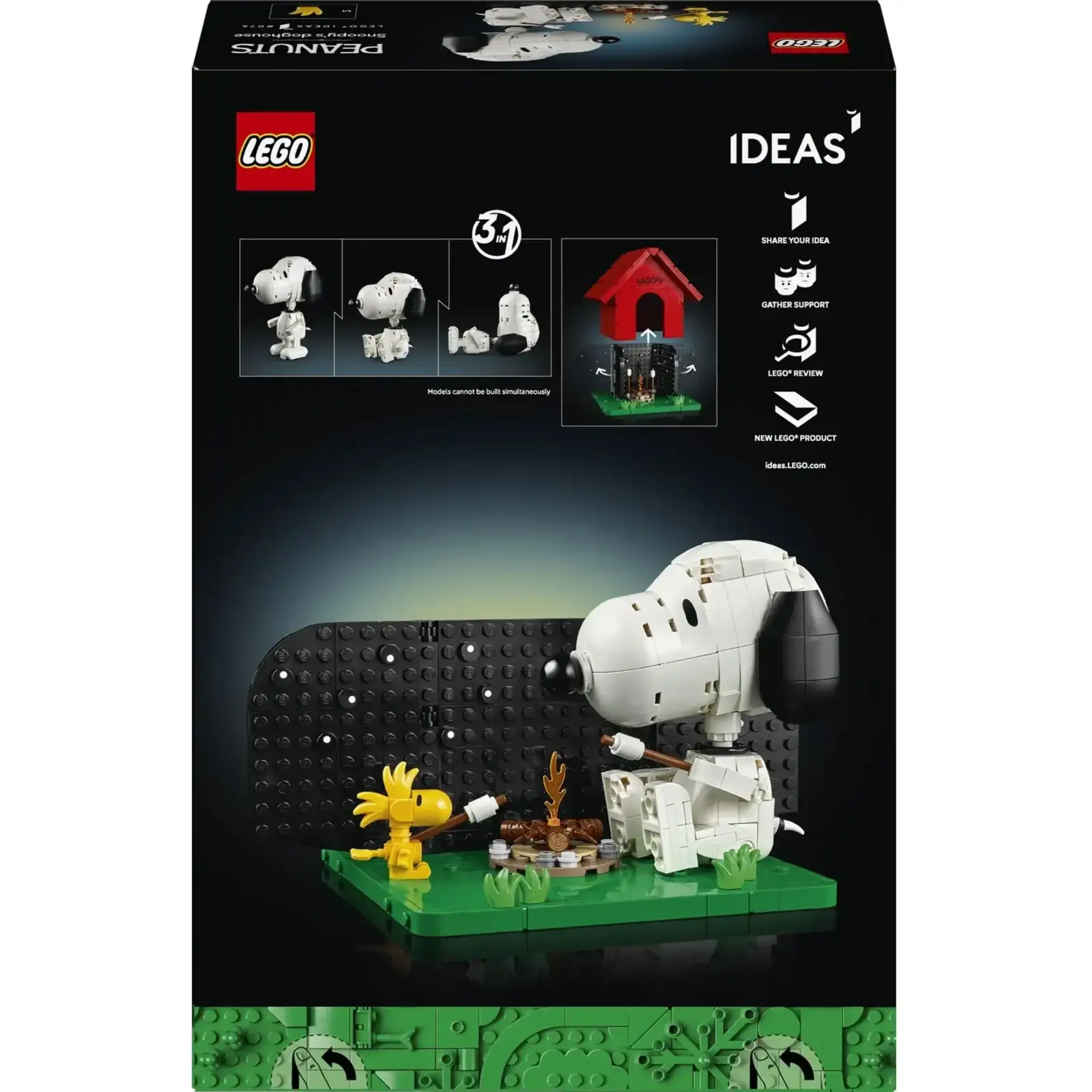 Конструктор LEGO Ideas «Мелочь»: будка Снупи (21368)