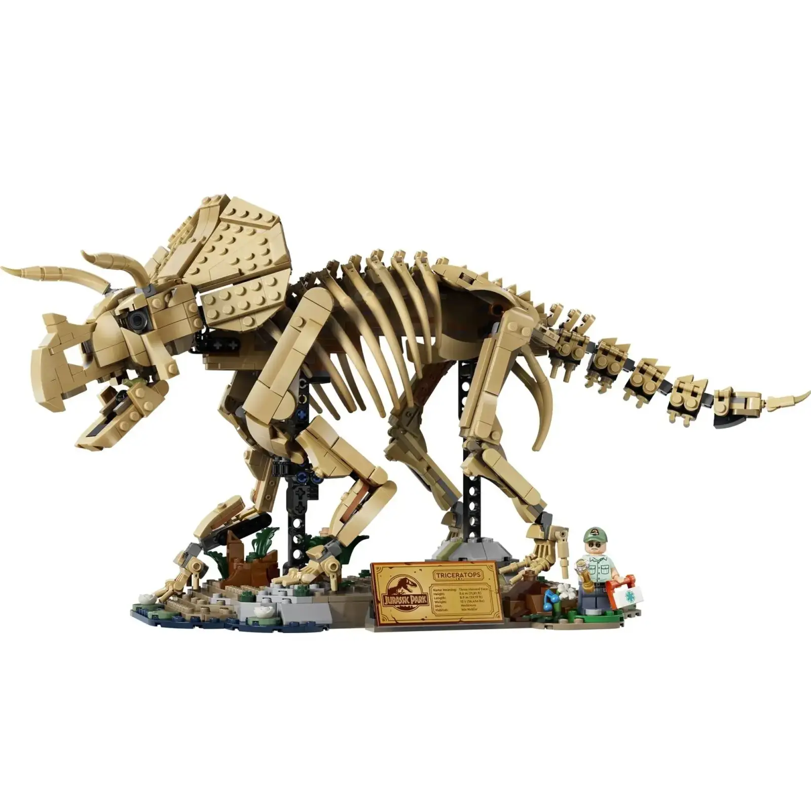 Конструктор LEGO Jurassic World Окаменелости динозавров: трицератопс (77985)