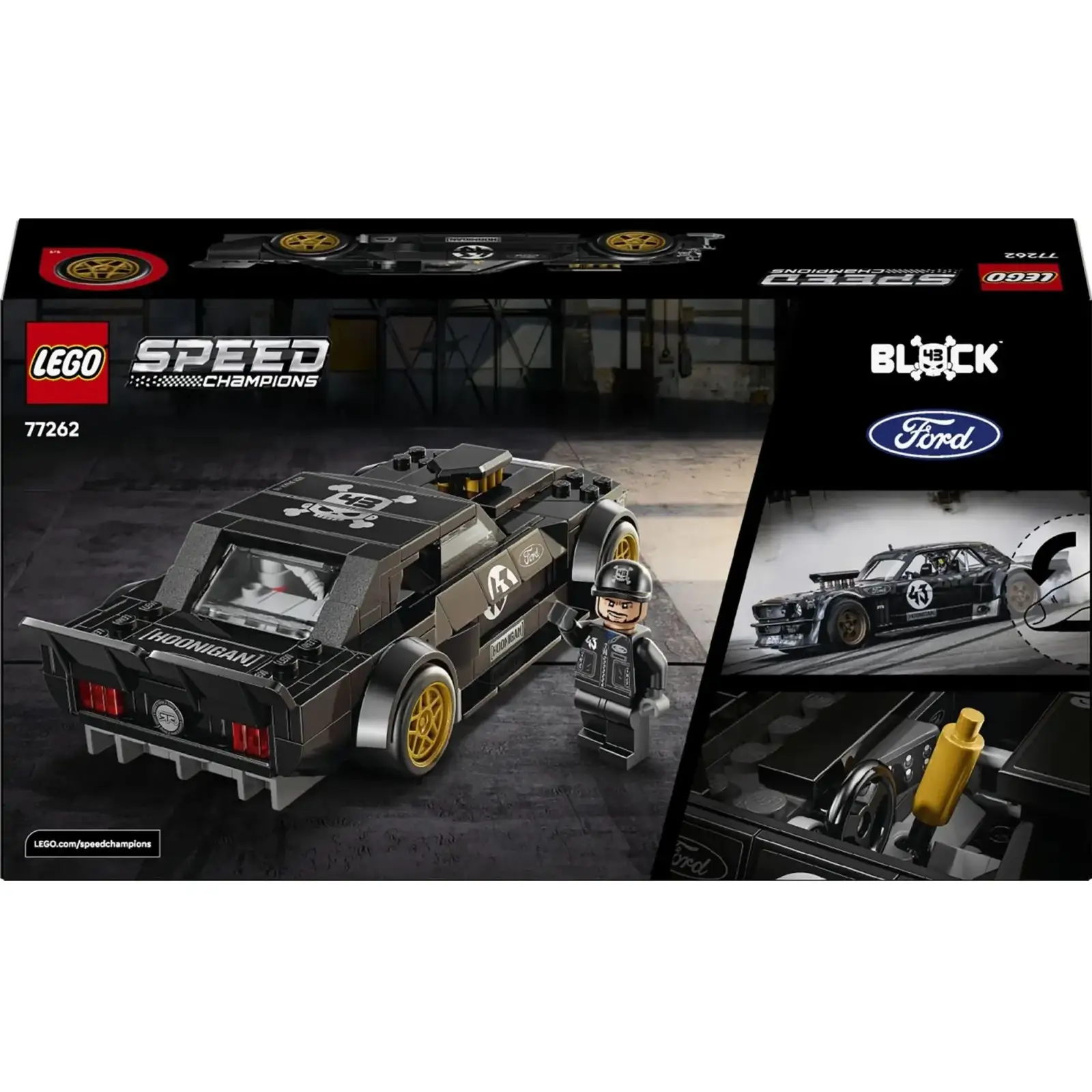 Конструктор LEGO Speed Champions Ford Mustang Hoonicorn V1 '65 Ken Block (77262)