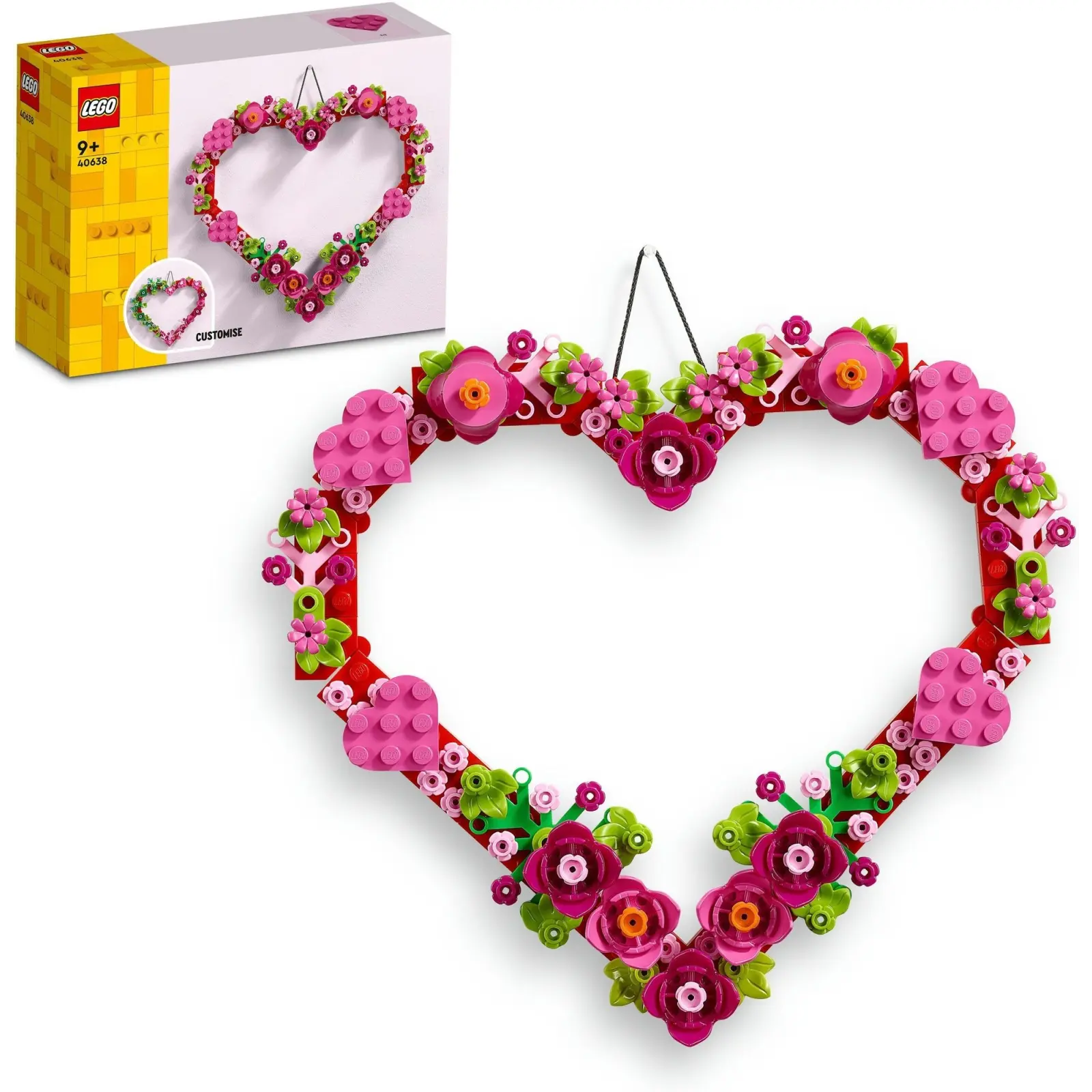 Конструктор LEGO Узор в виде сердца (40638)