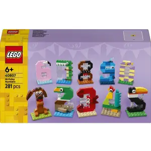 Конструктор LEGO Цифри на день народження (40807)