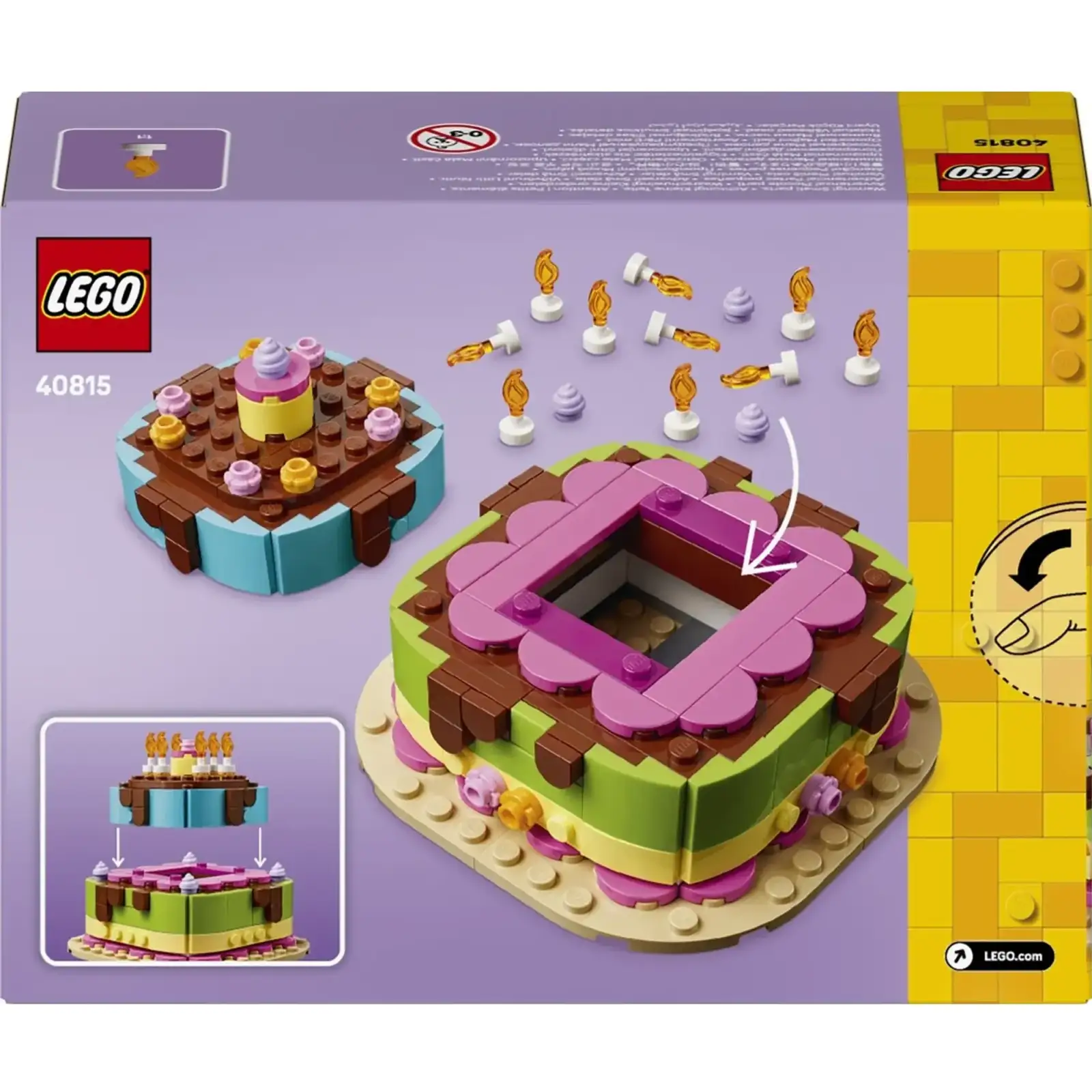 Конструктор LEGO Торт на день народження (40815)