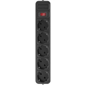 Фільтр живлення Maxxter (SPM5-G-10B) 5 розеток 3м Black UA