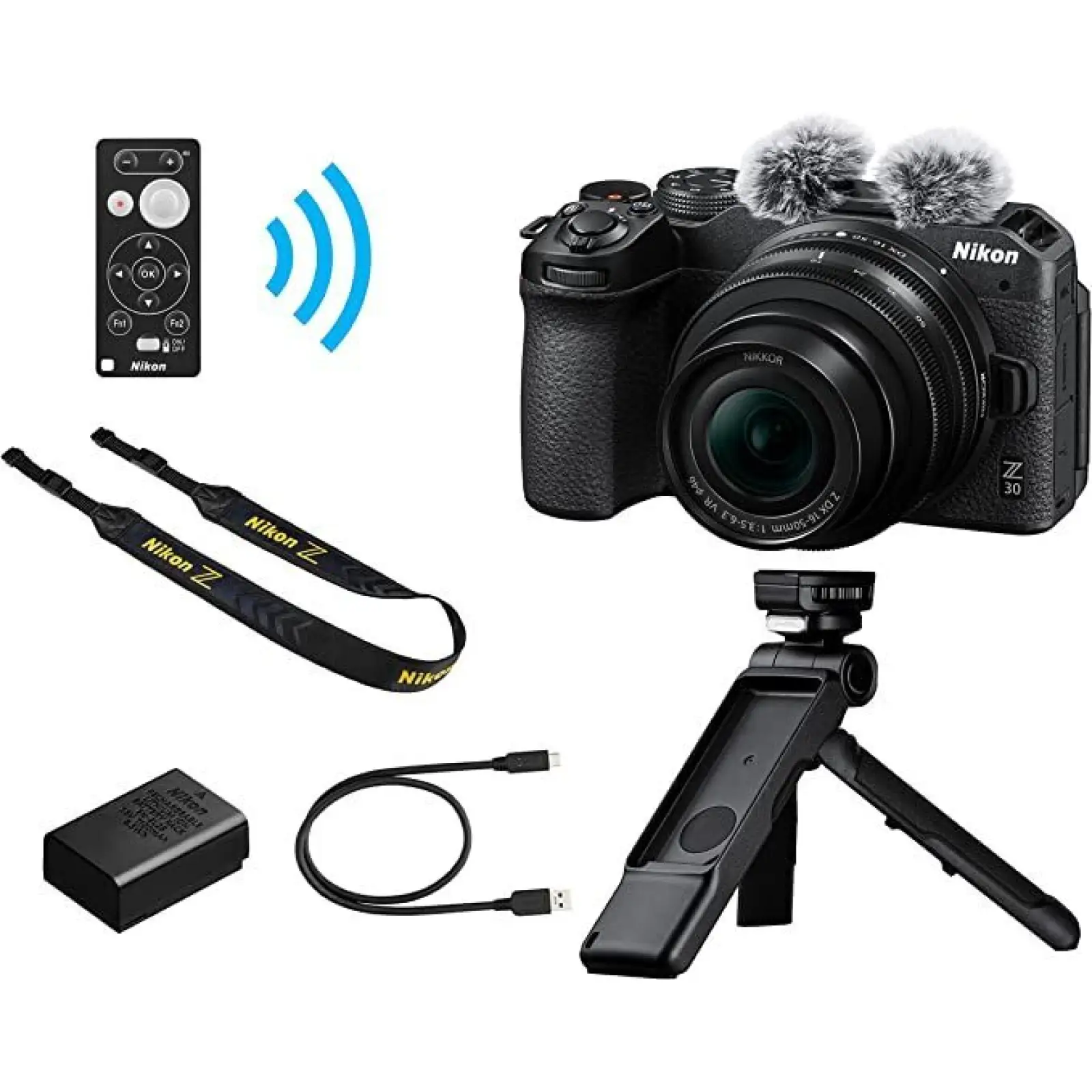Цифрова камера Nikon Z30 16-50mm VR + Vlogger Kit (VOA110K004)