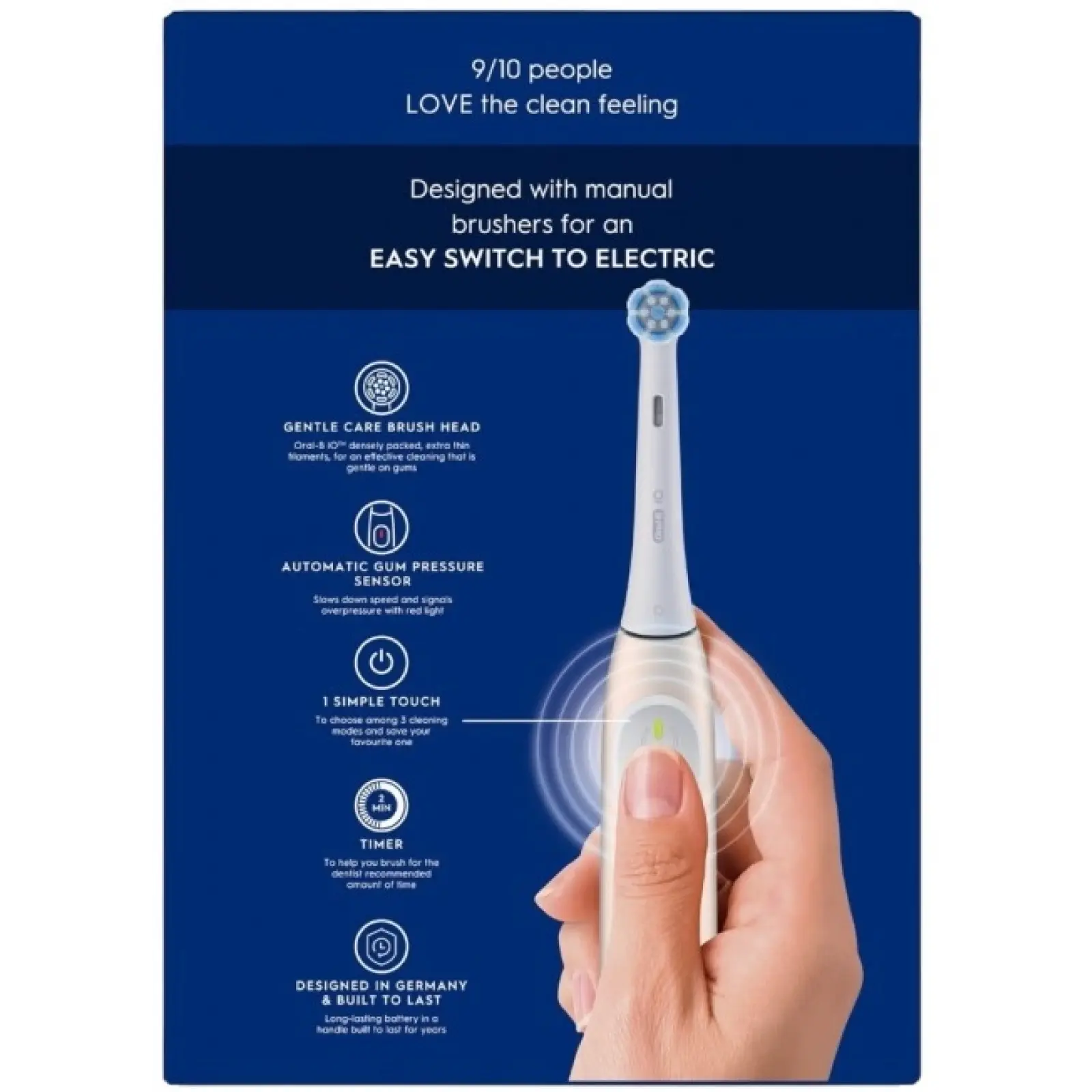 Зубна електрощітка Oral-B iO Series 2 Night Black / Calm Pink