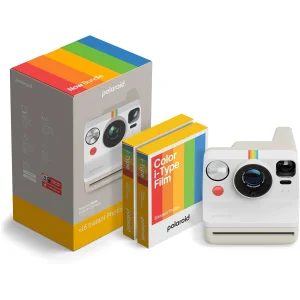 Фотокамера миттєвого друку Polaroid Now Gen 3 E-box Pebble White (006561)