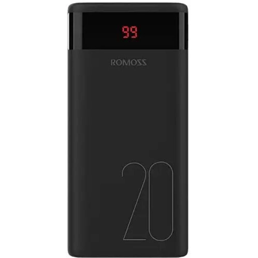 Зовнішній акумулятор Romoss 20000mAh Ares 20 Black (PAS20-102-2135H) UA