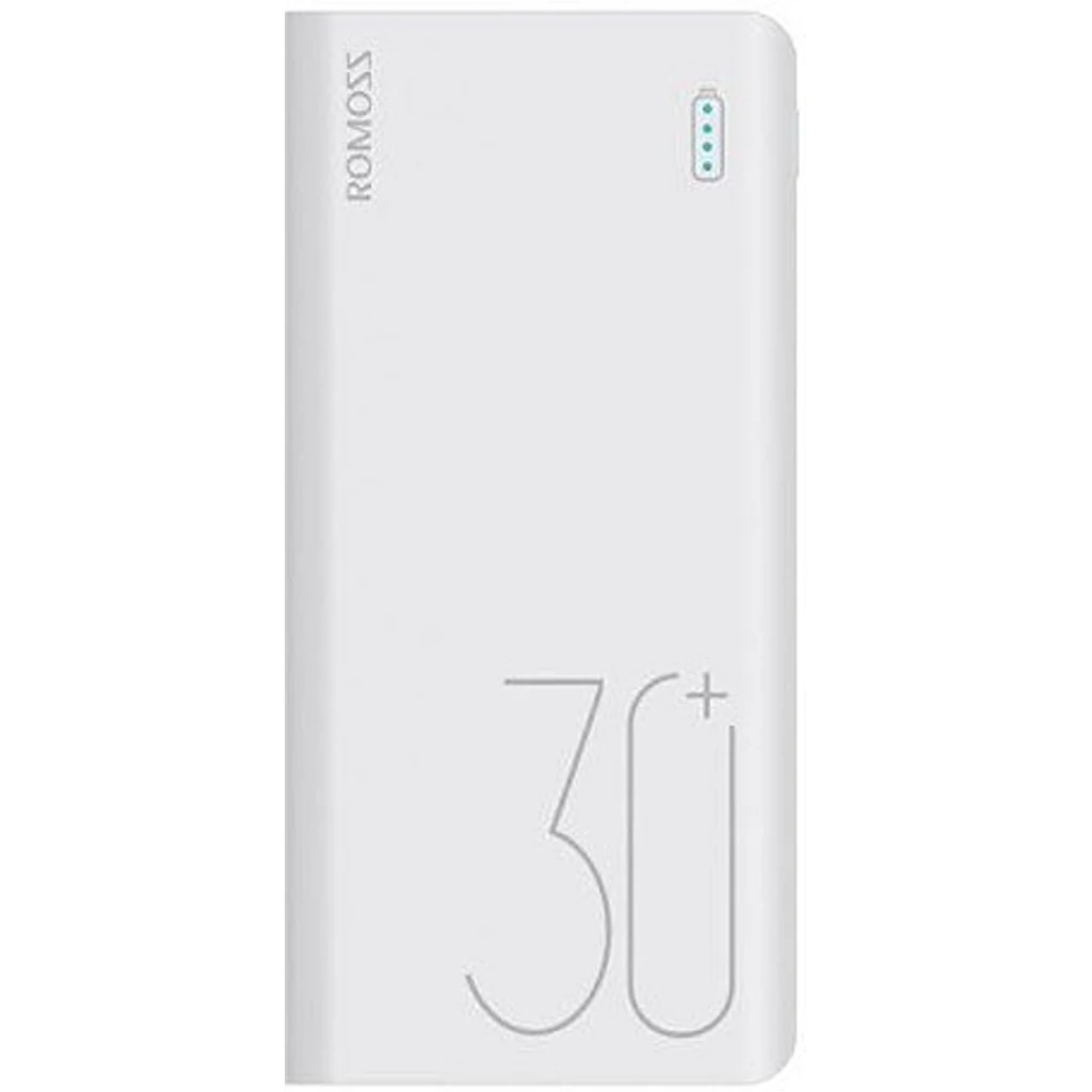 Внешний аккумулятор Romoss 30000mAh Sense8+ White (PHP30-401-02) UA