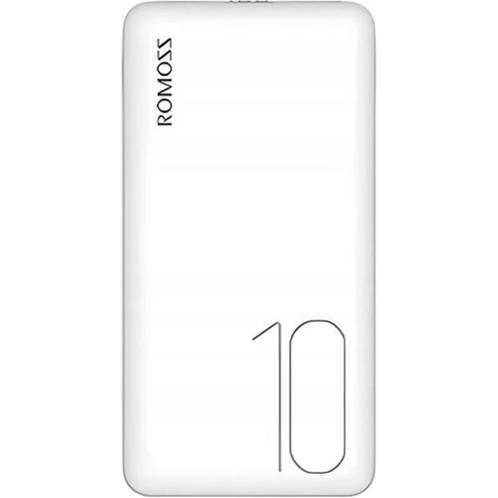 Зовнішній акумулятор Romoss 10000mAh PSP10 White (PSP10-102-1131H) UA