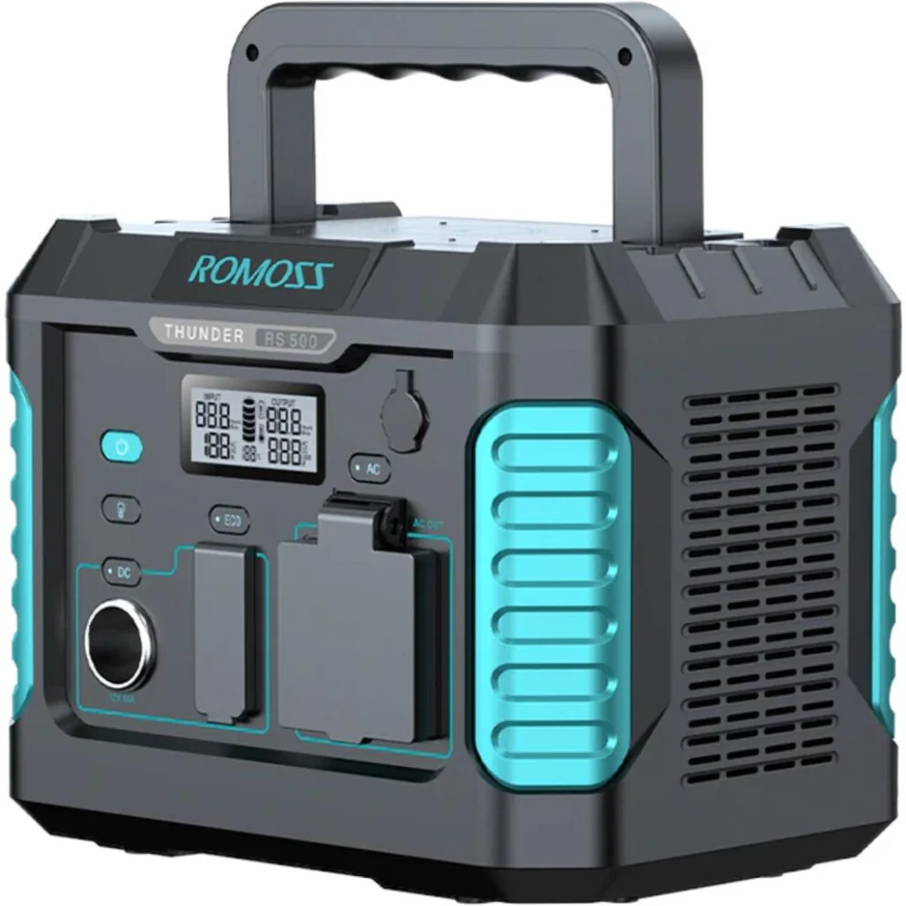 Зарядная станция Romoss RS500 Black Blue (RS500-2B2-G153H) EU