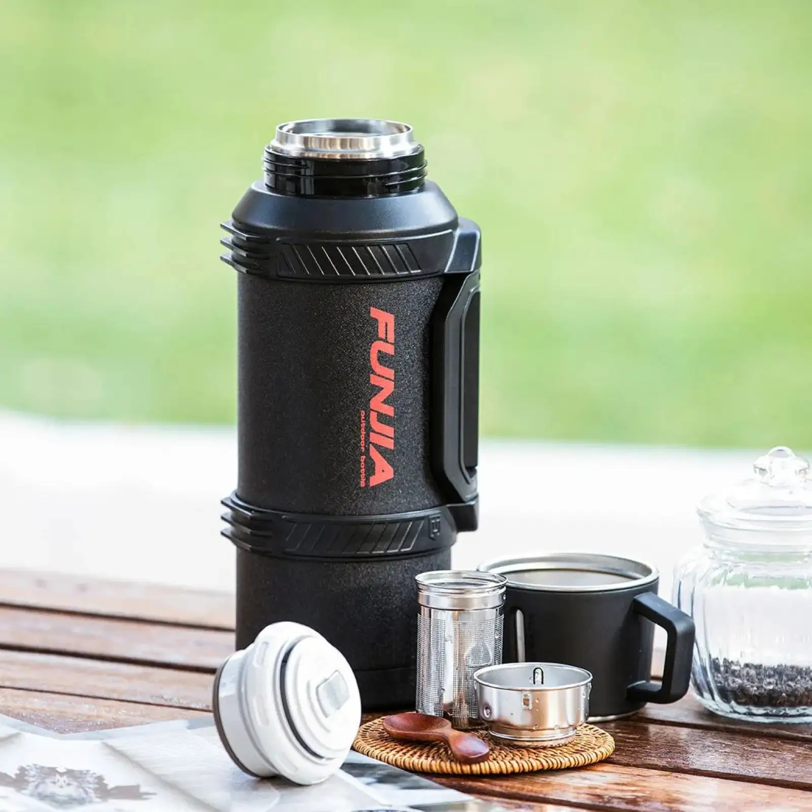 Термос Xiaomi Youping Funjia Outdoor Travel Insulated Kettle Black 2L (3266618)