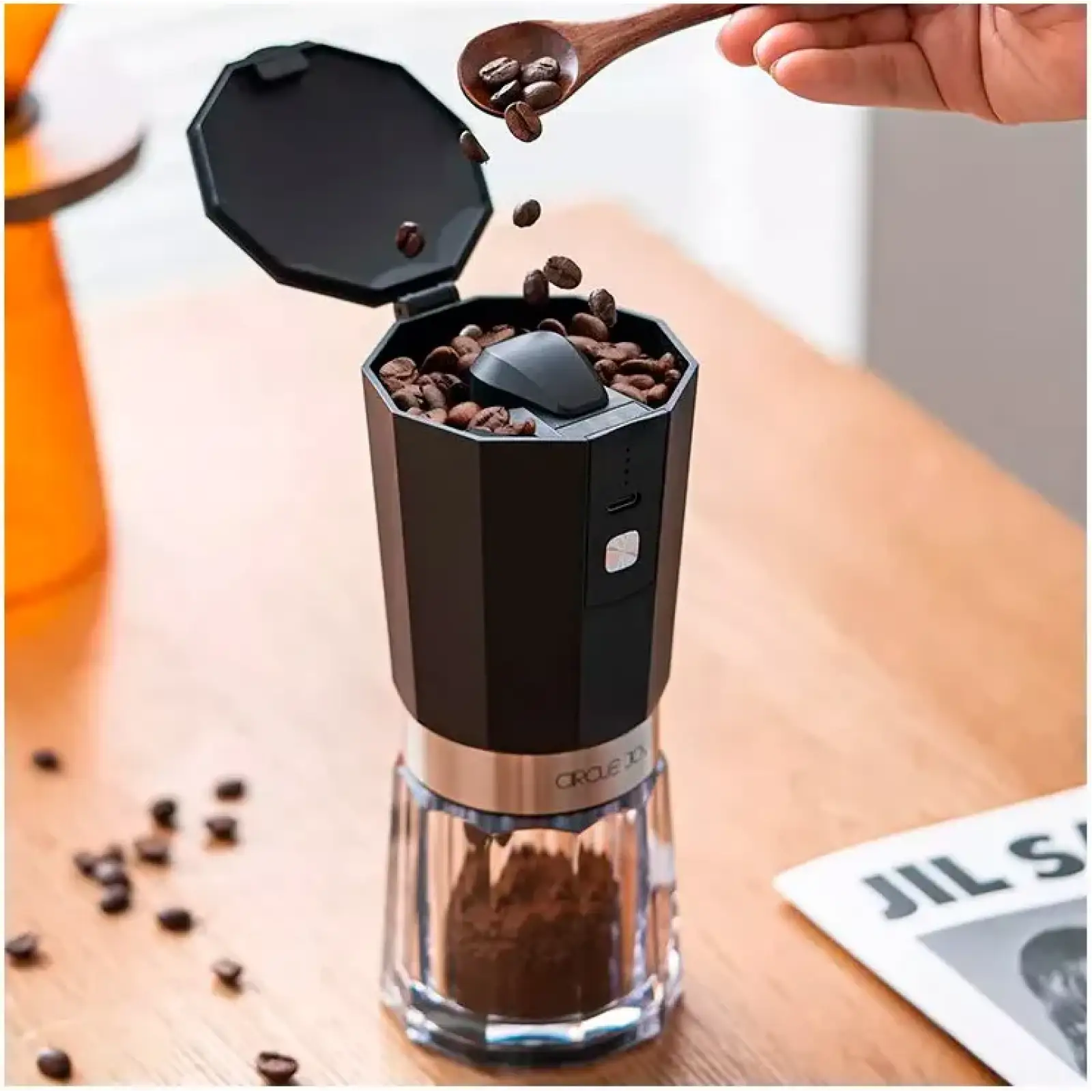 Кавомолка Xiaomi Circle Joy Electric Coffee Grinder Silver (CJ-EG05 Silver)