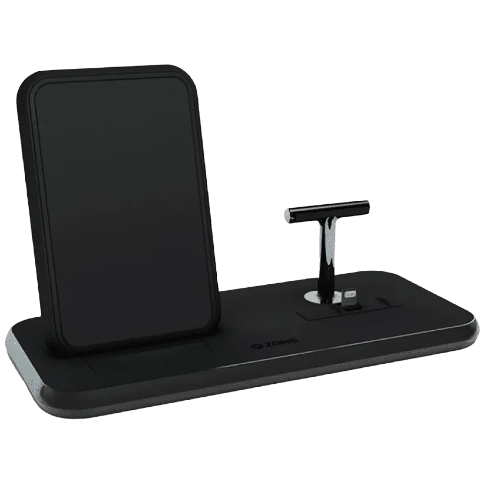 Беспроводная зарядка Zens Stand + Dock Aluminium Wireless Charger 10W Black (ZEDC06B/00)