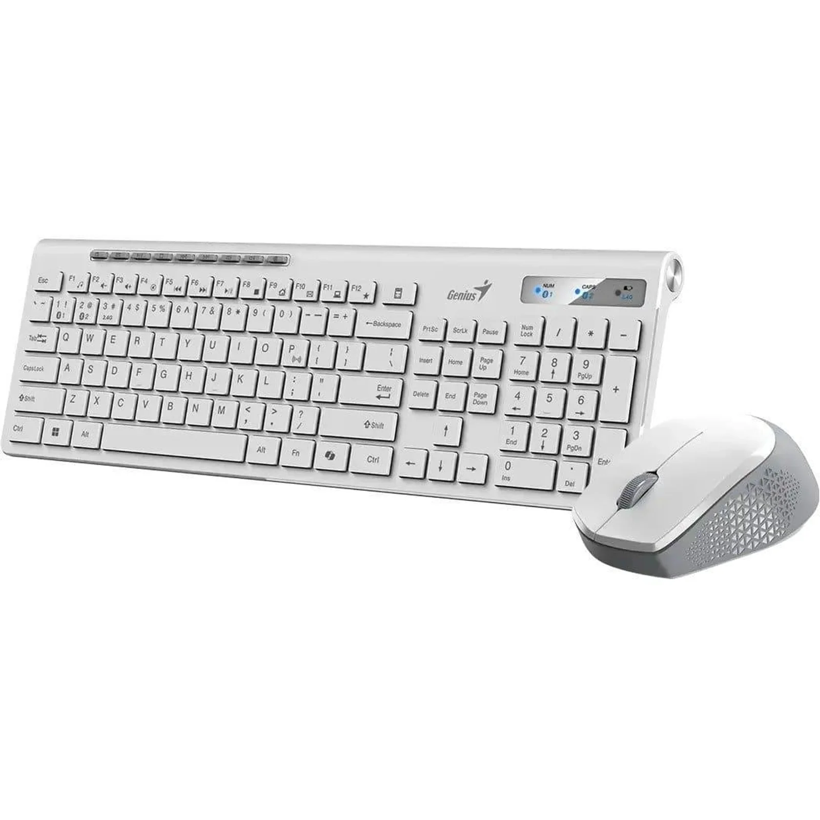 Комплект (клавиатура, мышь) Genius SlimStar 8230 White (31340015423) UA