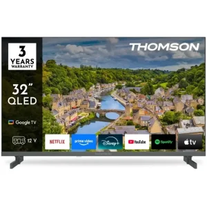 Телевізор Thomson Google TV 32" FHD QLED 32FQG3S15C 12 V UA