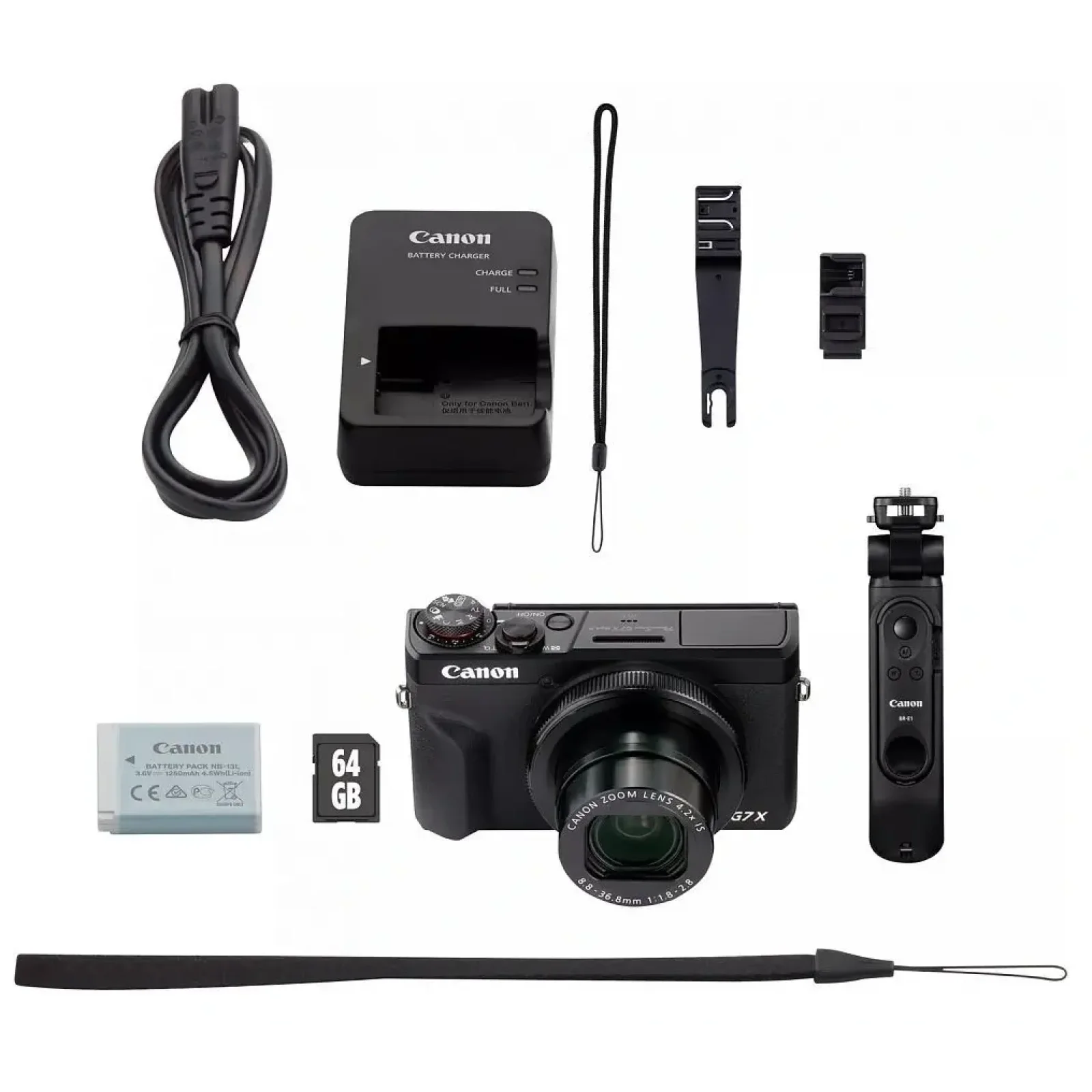 Фотоаппарат Canon PowerShot G7 X Mark III Black VLogger Kit (3637C029)