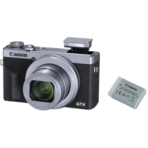 Цифрова камера CANON PowerShot G7X Mark III Silver Battery kit (3638C014)