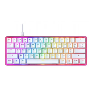 Клавіатура HyperX Alloy Origins 60 HX Red USB Pink (572Y6AA)