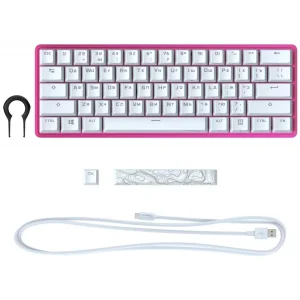 Клавиатура HyperX Alloy Origins 60 HX Red USB Pink (572Y6AA)