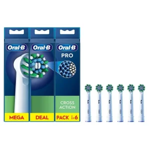 Насадки Oral-B EB50RX Pro Cross Action White 6шт (8006540892855)