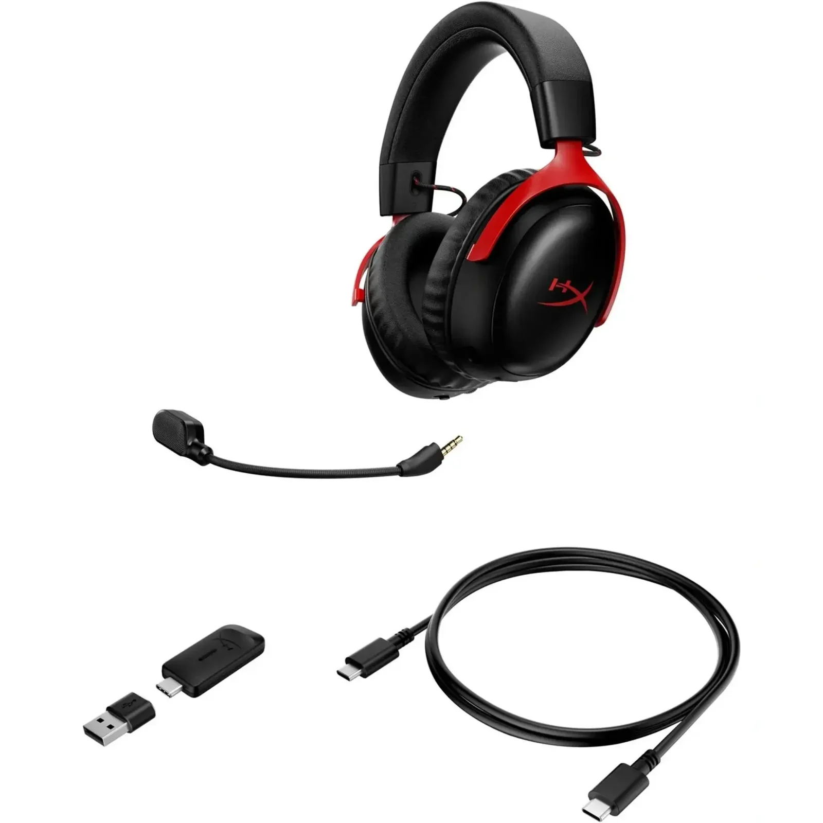 Наушники HyperX Cloud III S Wireless Black/Red (A59Z0AA)
