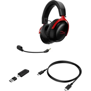 Наушники HyperX Cloud III S Wireless Black/Red (A59Z0AA)
